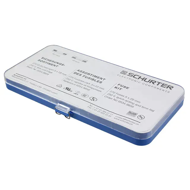 0034.9858 (FUSE KIT CARTRDGE 0.5-10A 240PC)