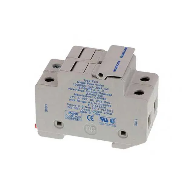 0091.0002 (FUSE HLDR CART 600V 30A DIN RAIL)