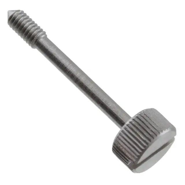 0127-SS (PANEL SCREW KNOB SLOTTED #8-32)