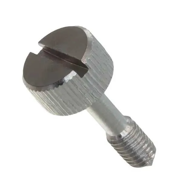 0163-SS (PANEL SCREW KNOB SLOTTED #10-32)