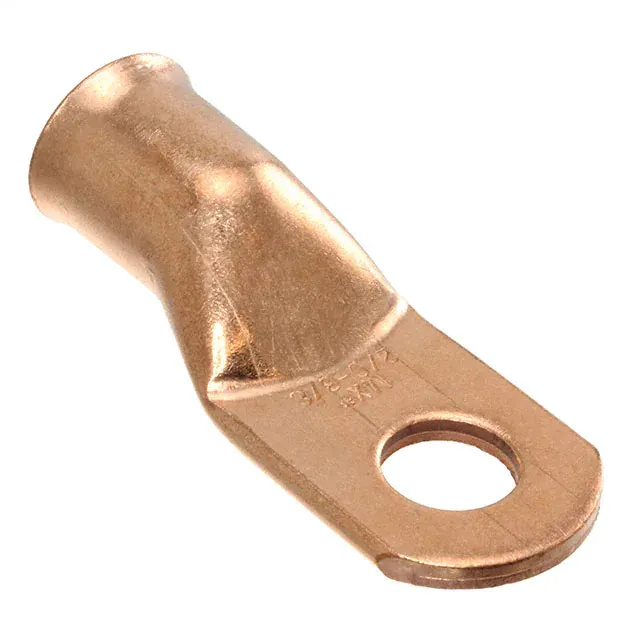 0192210379 (CONN RING FLAT 2/0AWG #3/8 CRIMP)