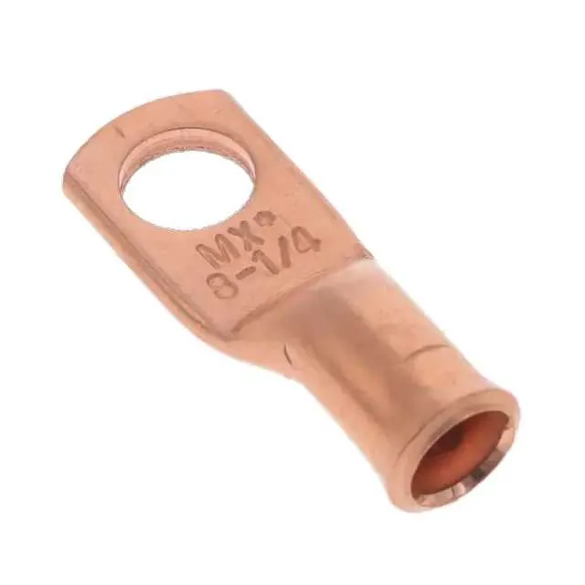 0192210409 (CONN RING FLAT 8AWG #1/4 CRIMP)