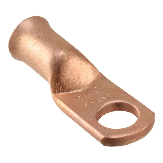 0192210494 (CONN RING FLAT 6AWG #1/4 CRIMP)