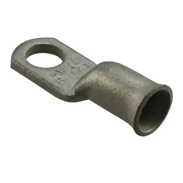 0192210495 (CONN RING FLAT 6AWG #1/4 CRIMP)