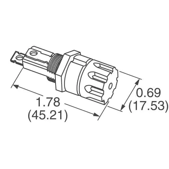03420038H (FUSE HLDR CART 250V 20A PNL MNT)