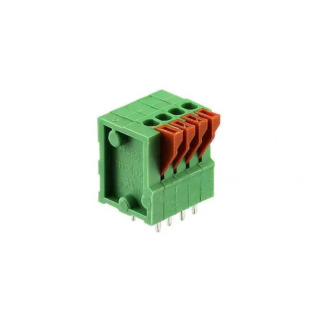 0397000204 (SPRING TERMINAL BLOCK 4C GRN)