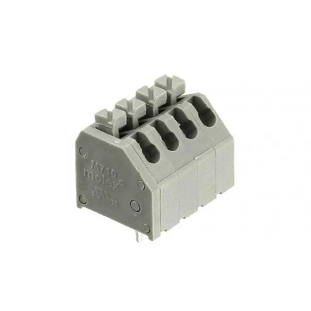 0397000703 (SPRG TERM BLK 45D 35MM 3P LT GRY)
