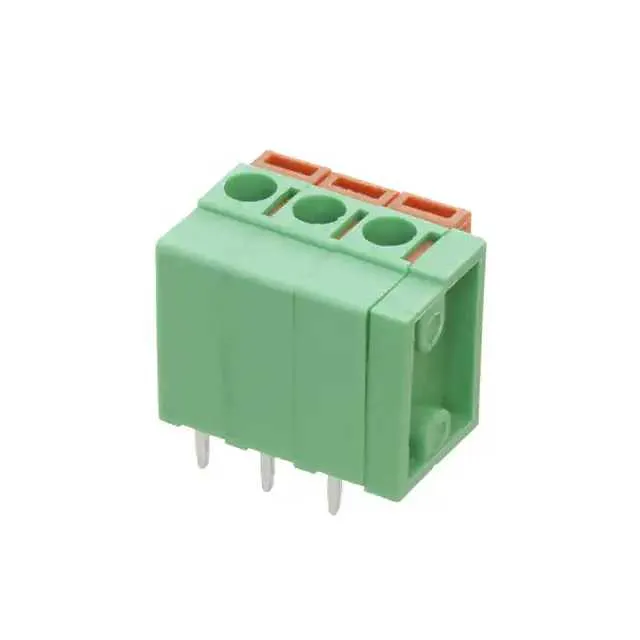 0397000903 (SPRG TERM BLK VERT 500MM 3CGREEN)