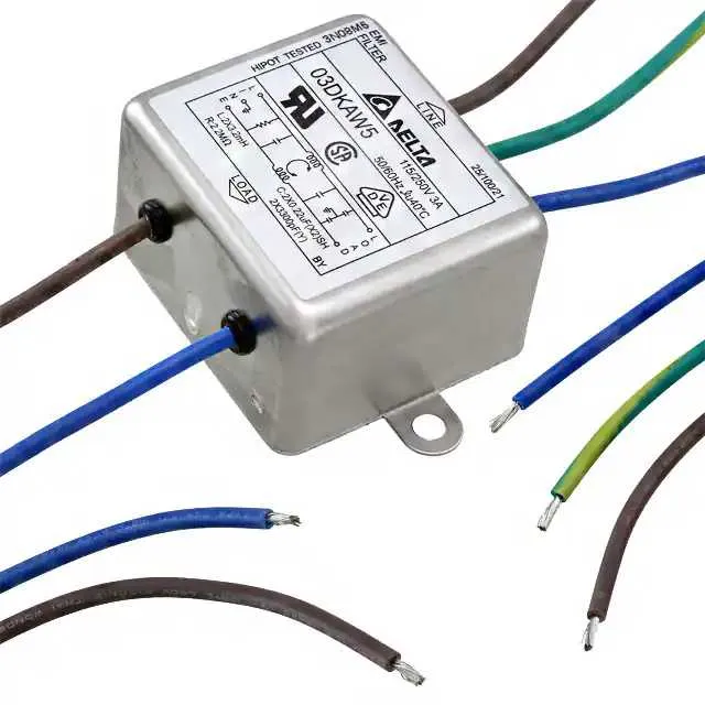 03DKAW5 (LINE FILTER 115/250VAC 3A CHAS)
