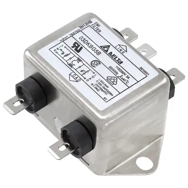 03DKBG5B (LINE FILTER 115/250VAC 3A CHAS)