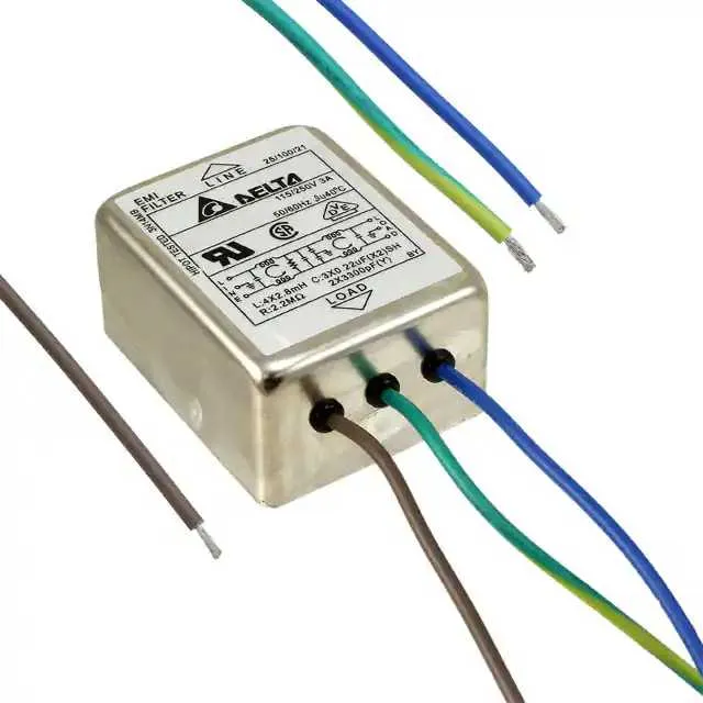 03DRDW3S (LINE FILTER 115/250VAC 3A CHAS)