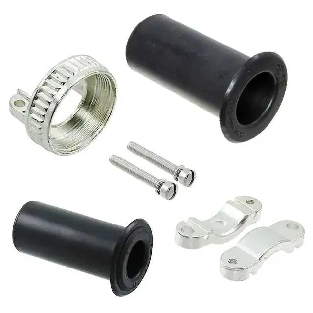 0409-201-2400 (CONN CABLE CLAMP SZ24 SLVR)