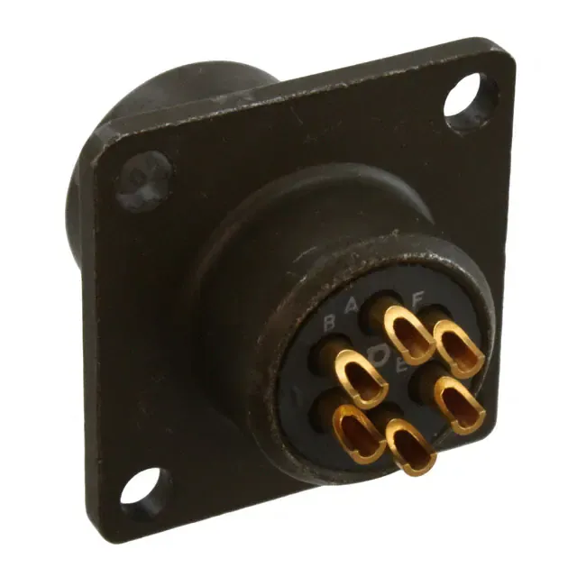KPT02E106P (CONN RCPT MALE 6POS SOLDER CUP)