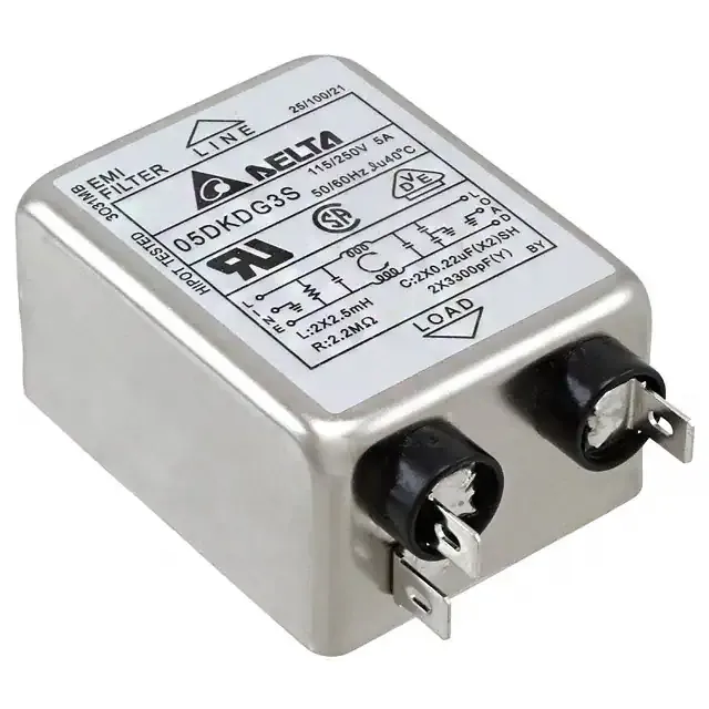 05DKDG3S (LINE FILTER 115/250VAC 5A CHAS)