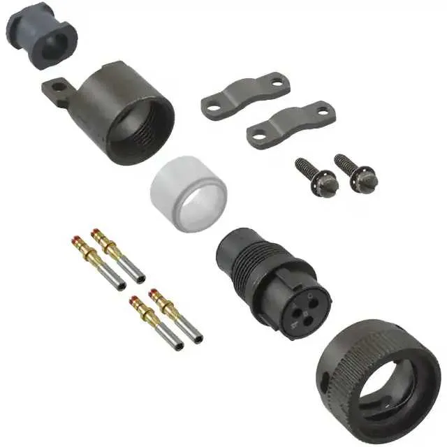 KPSE06F123S (CONN PLUG FMALE 3POS GOLD CRIMP)
