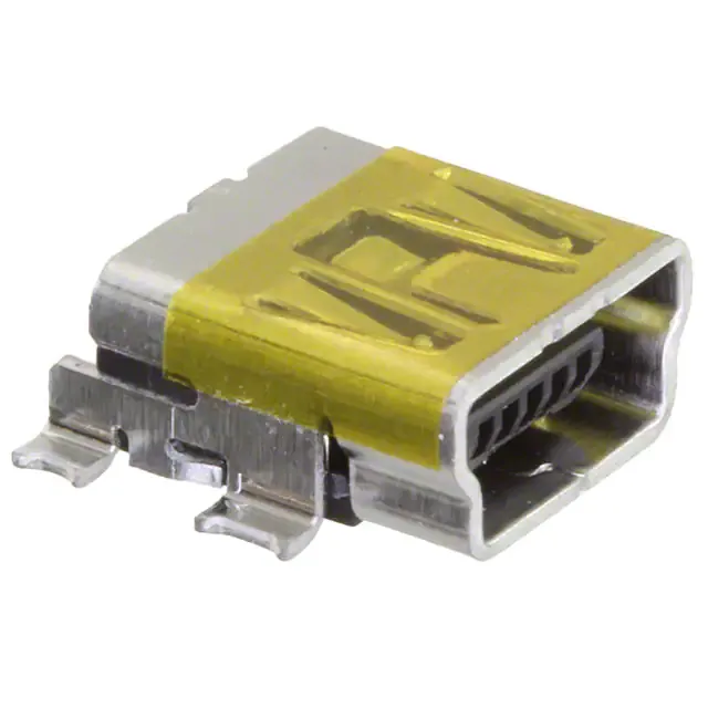 0675031230 (USB MINIB SMT RCPT 5CKT GOLD)