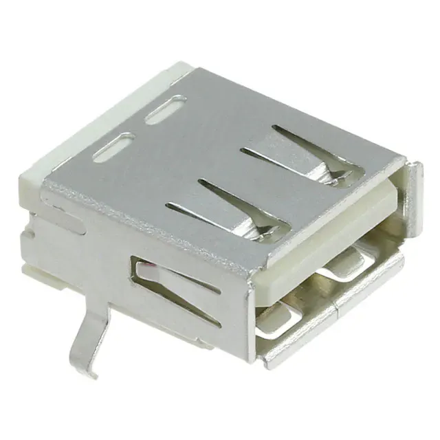 0676433910 (USB A RCPT SGL RA T/H W/O FLG)