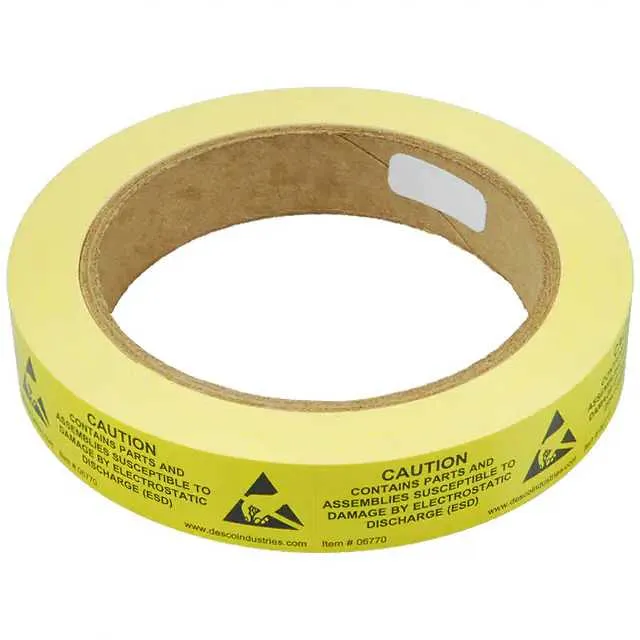 06770 (SIGN ESD/STATIC 2X0.75" 500PC")