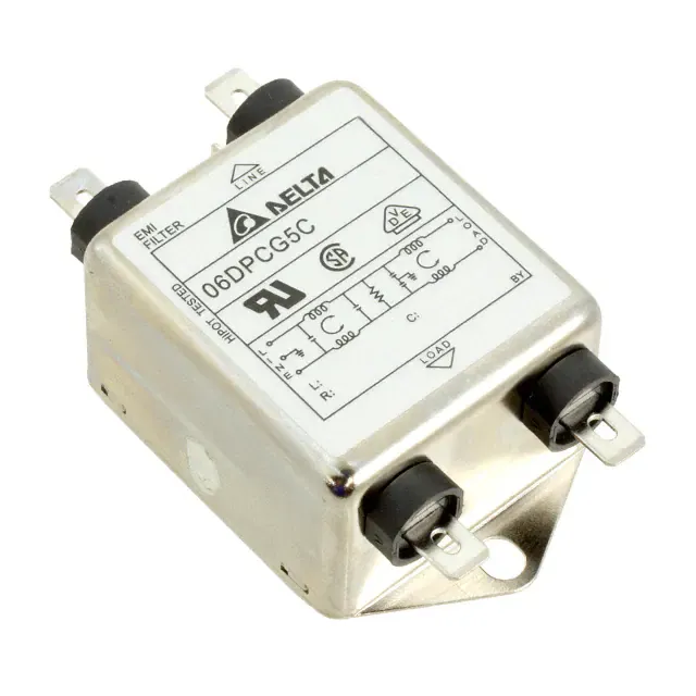 06DPCG5C (LINE FILTER 115/250VAC 6A CHAS)