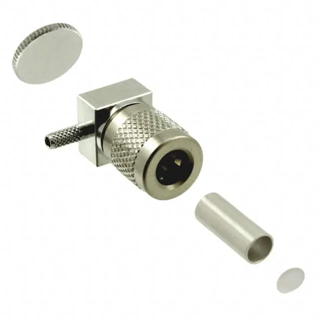 0732540111 (CONN QMA PLUG R/A 50 OHM SOLDER)