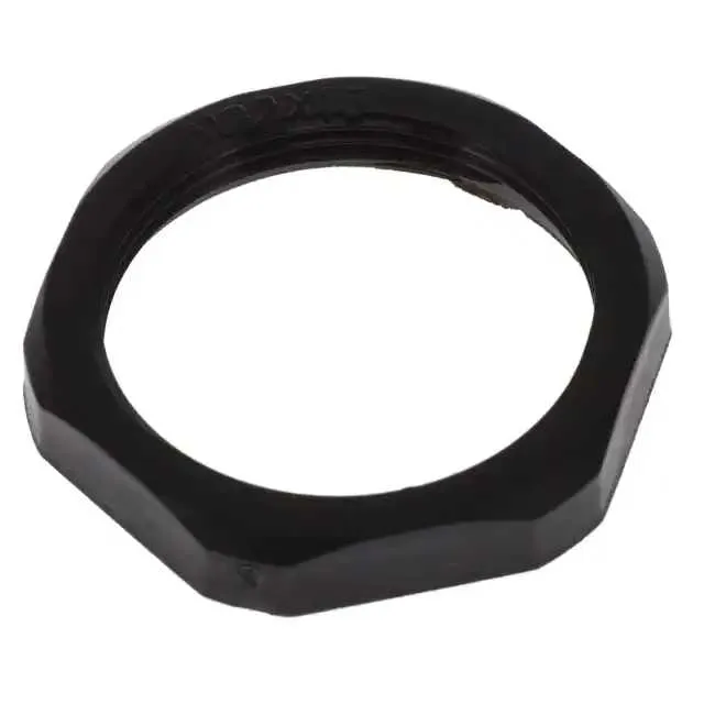 0936000458 (NYL LOCKNUT M32X1.5 BK RAL9005)