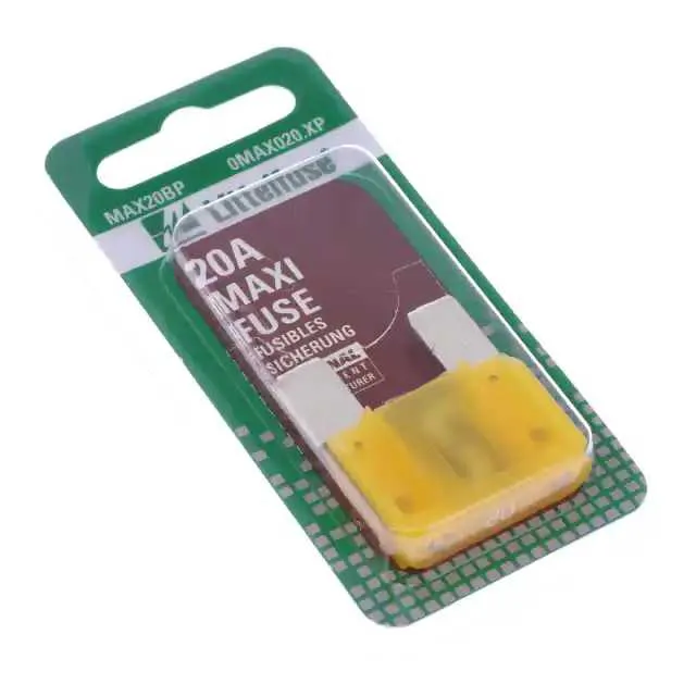0MAX020.XP (FUSE MAXI BLADE 32V 1PK CARD 20A)