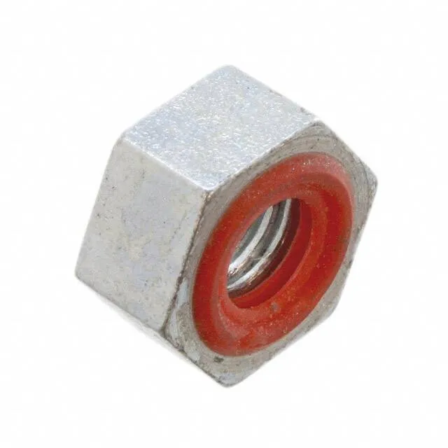 1/4-28 AJ 6 (HEX SEAL NUT 7/16 STEEL 1/4-28")