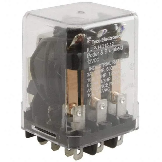 KUIP-14D15-12 (RELAY GEN PURPOSE 3PDT 10A 12V)