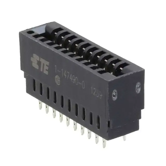 1-147490-0 (CONN EDGE DUAL FMALE 20POS 0.100)