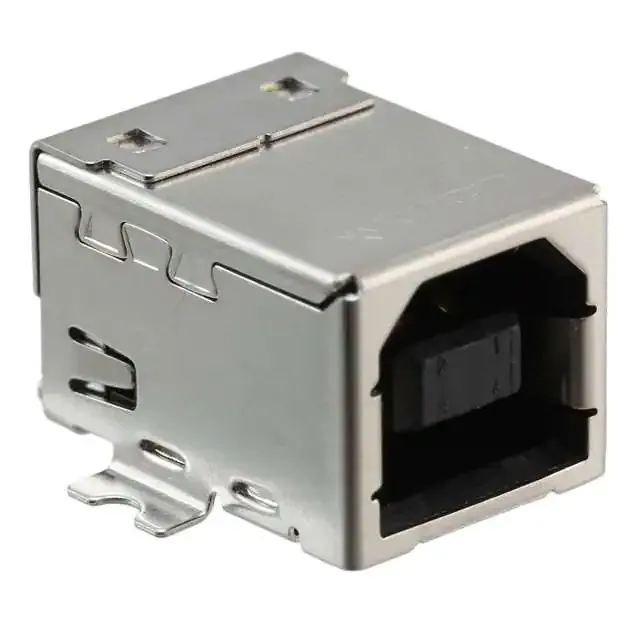 1734346-1 (CONN RCPT USB B BLK 4POS R/A SMD)