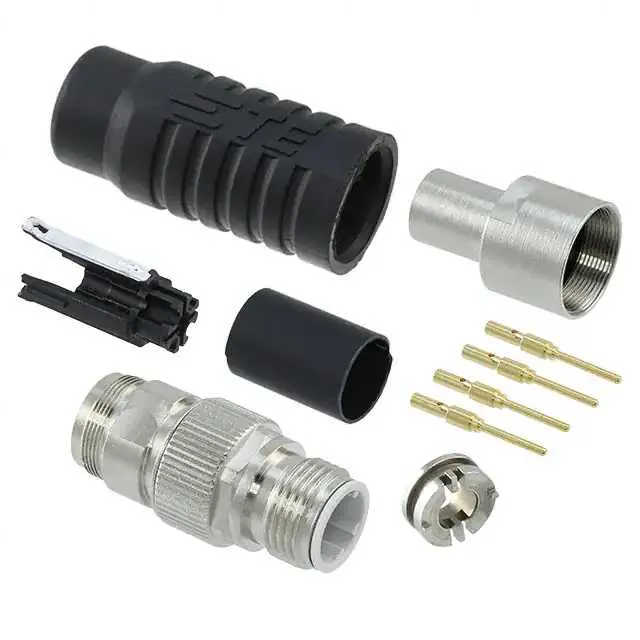 1-2823445-5 (CONN PLUG MALE 4POS GOLD CRIMP)