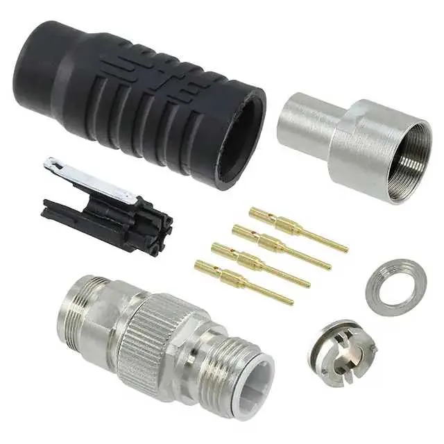 1-2823445-8 (CONN PLUG MALE 4POS GOLD CRIMP)