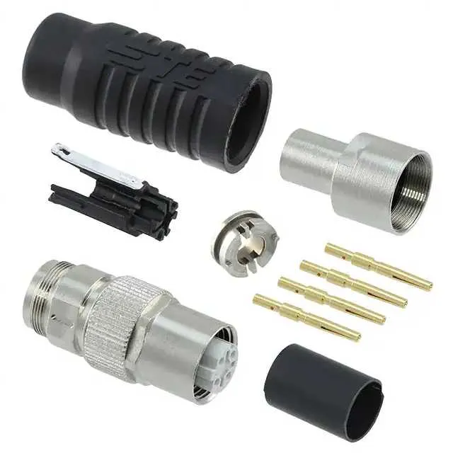 1-2823446-5 (CONN RCPT FMALE 4POS GOLD CRIMP)