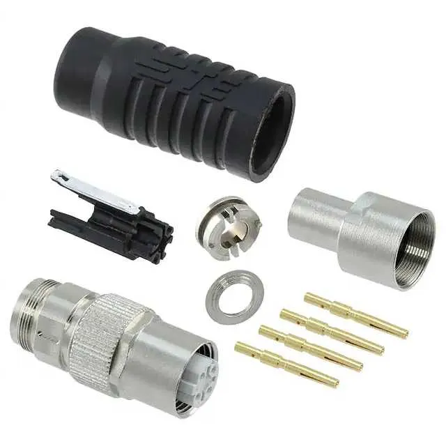 1-2823446-8 (CONN RCPT FMALE 4POS GOLD CRIMP)