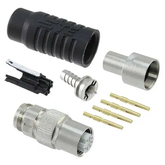 1-2823446-9 (CONN RCPT FMALE 4POS GOLD CRIMP)