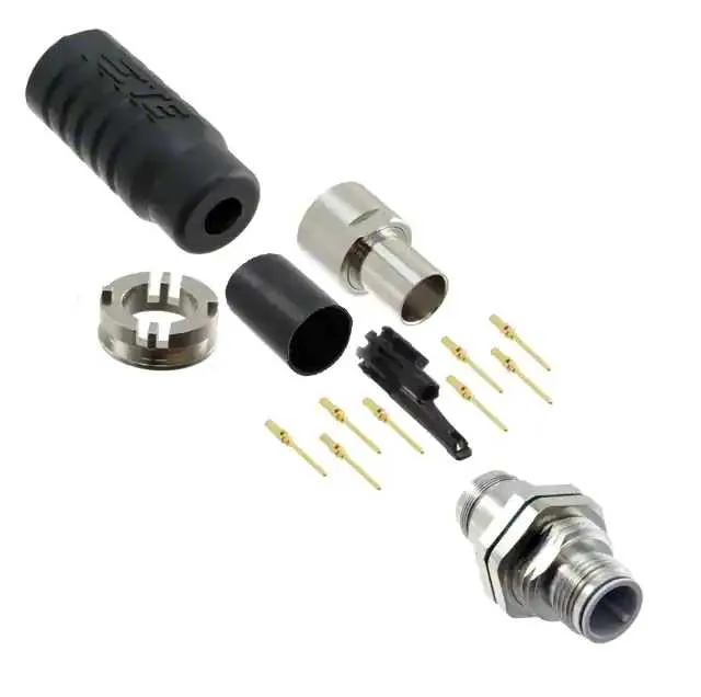 1-2823447-4 (CONN PLUG MALE 8POS GOLD CRIMP)