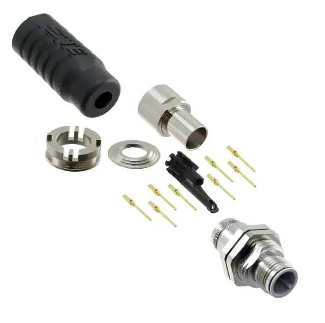 1-2823447-5 (CONN PLUG MALE 8POS GOLD CRIMP)