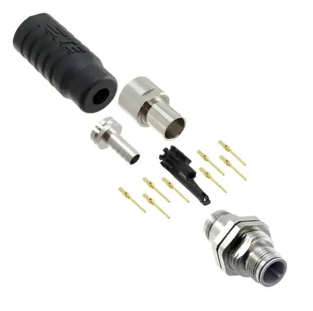 1-2823447-6 (CONN PLUG MALE 8POS GOLD CRIMP)