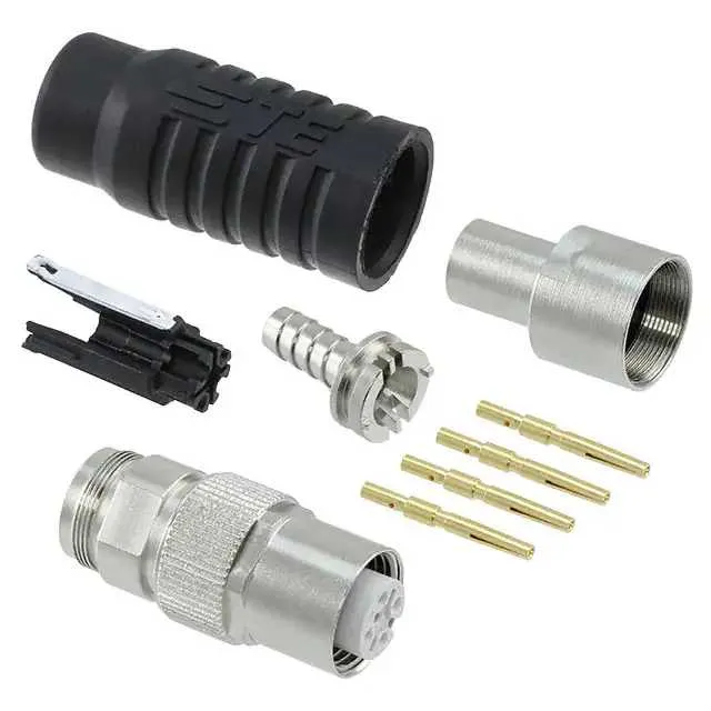 1-2823450-1 (CONN RCPT FMALE 5POS GOLD CRIMP)