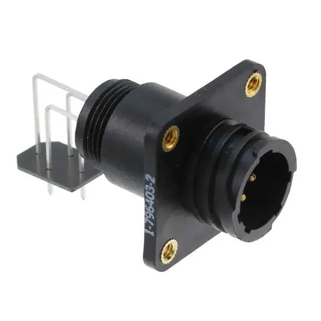 1-796403-2 (CONN RCPT MALE 4POS GOLD SOLDER)