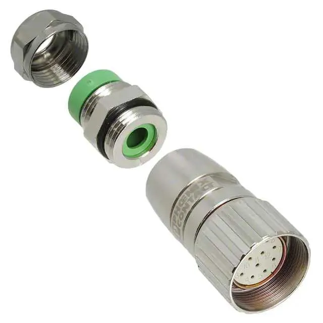 1000041 (CONN RCPT FMALE 12POS GOLD SLDR)