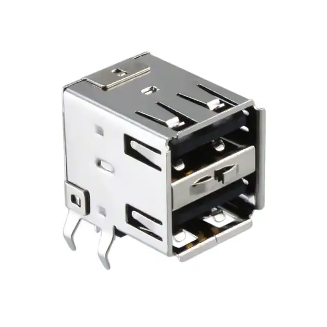 1002-004-01010 (CONN USB A TYPE R/A DUAL T/H)