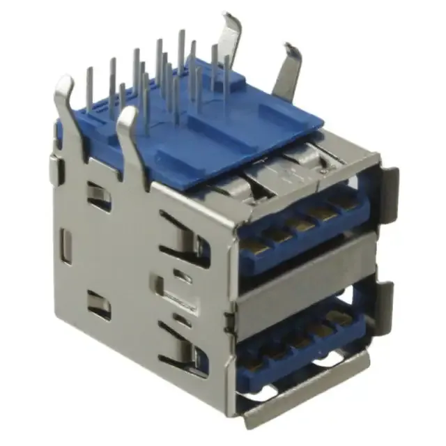 1003-004-01010 (CONN USB 3.0 A FMALE R/A 2-PORT)