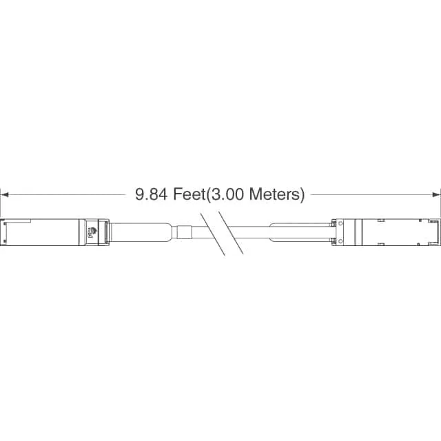 10093084-2030HFLF (30AWG QSFP CABLE ASSY)
