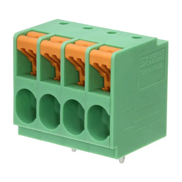 1017523 (TERM BLOCK 4POS 6.35MM)