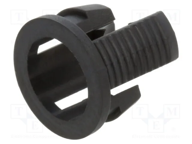 C-105-SR (LED HOLDER PNL MT 5MM NYL BK)