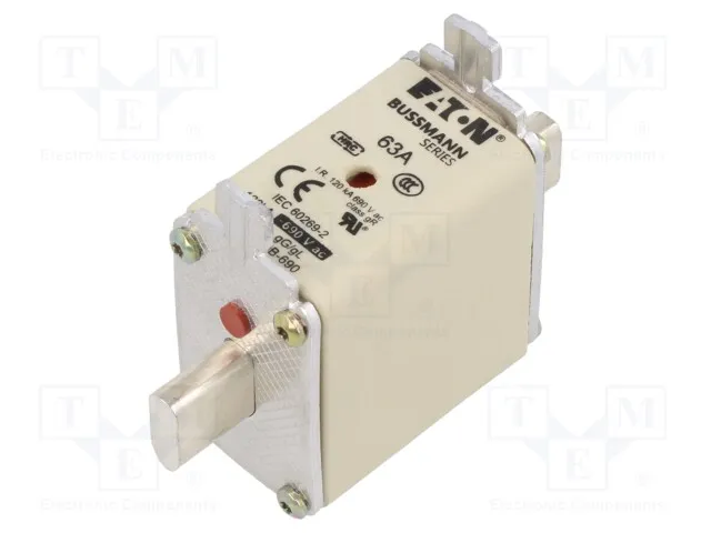 63NHG00B-690 (FUSE SQUARE 63A 690VAC RECT)