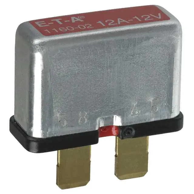 1160-02-12A (CIR BRKR THRM 12A 12VDC)