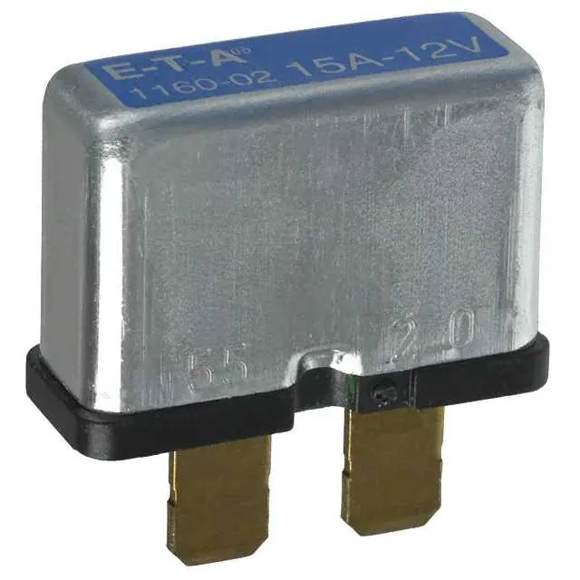 1160-02-15A (CIR BRKR THRM 15A 12VDC)