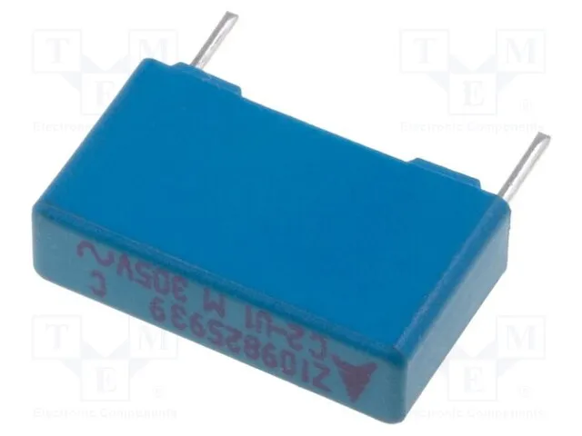 B32922C3104M (Capacitor: polypropylene; X2; 100nF; 15mm; ±20%; 5x10.5x18mm)